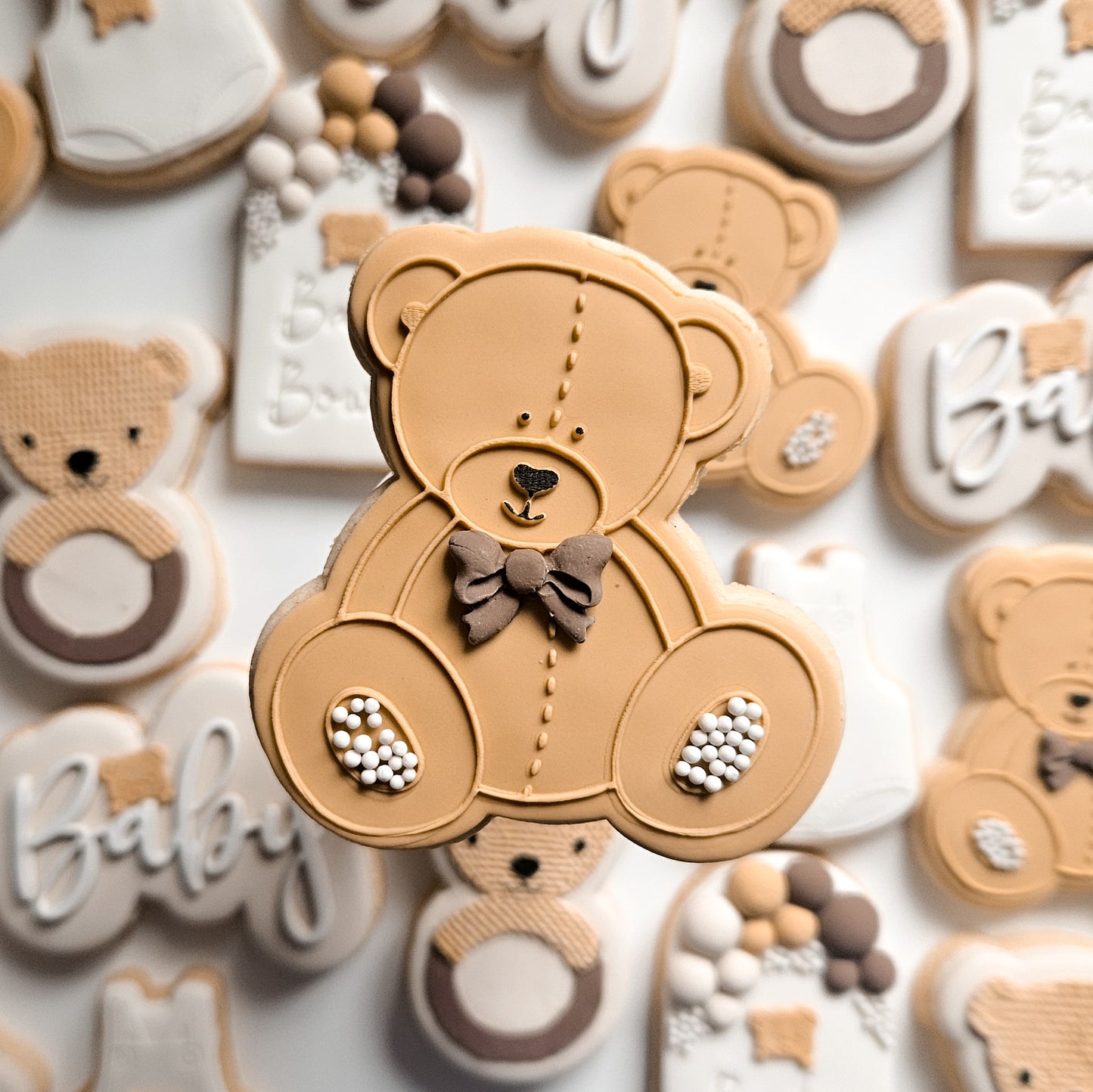 We Can Bear-ly Wait Baby Shower Cookies