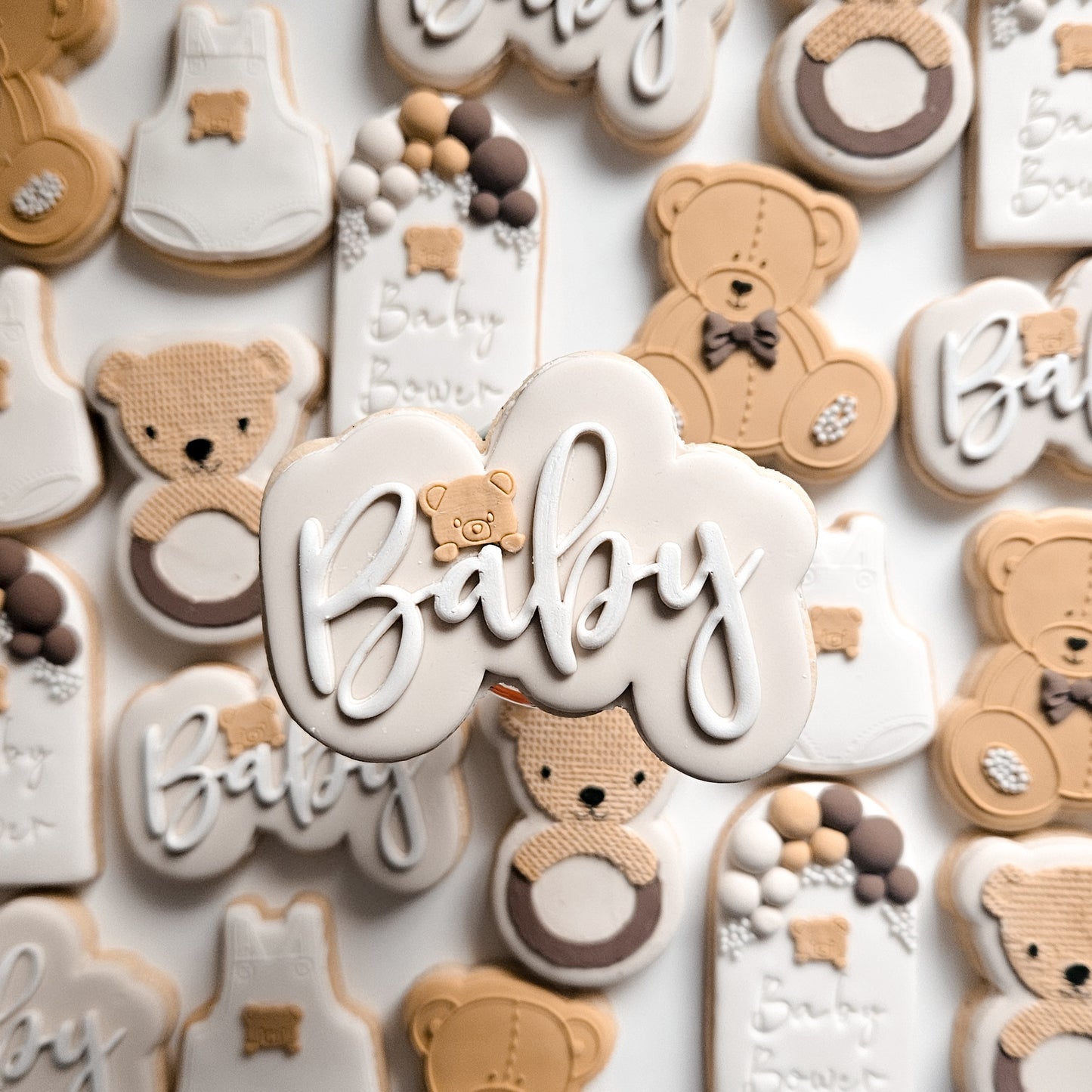 We Can Bear-ly Wait Baby Shower Cookies