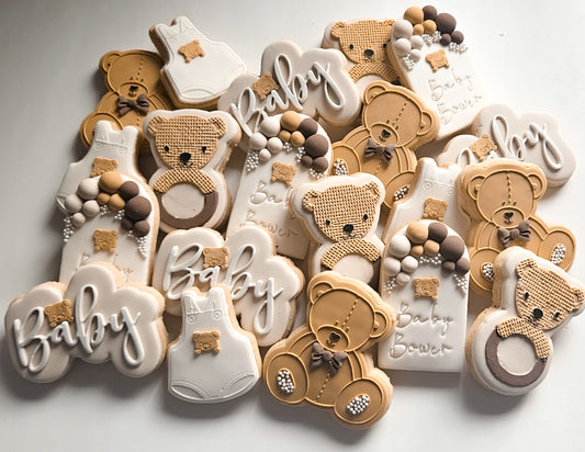 We Can Bear-ly Wait Baby Shower Cookies