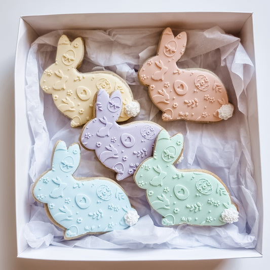 Easter Bunnies (5 Cookies)